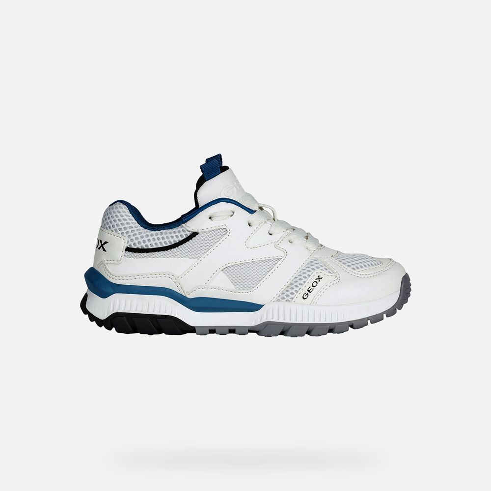 Geox Erkek Çocuk Spor Ayakkabı Beyaz - Tuono - IHB-345076